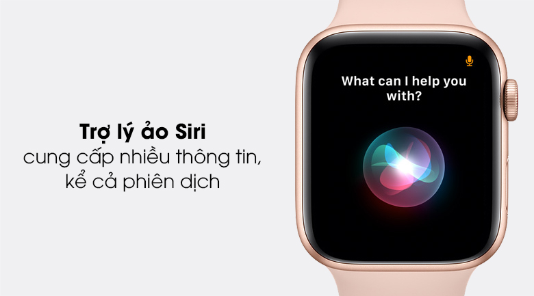 Apple Watch SE LTE 44mm viền nhôm dây cao su có trợ lý ảo Siri