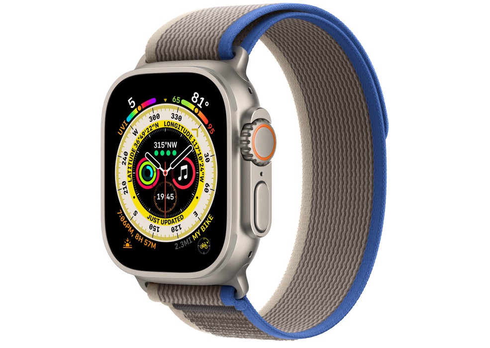 Apple Watch Ultra 49mm (LTE) viền Titan - Dây Trail Loop size M/L | Chính Hãng VN/A