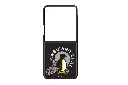 Ốp lưng gương Magnet Galaxy Z Flip8, Pingu Đen