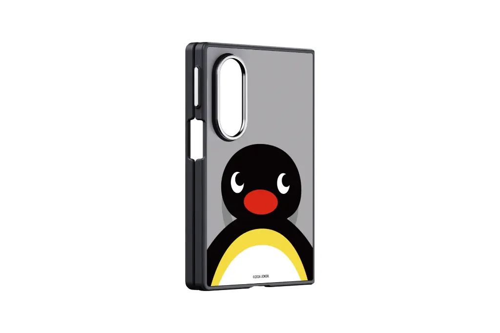 Ốp lưng gương Magnet Galaxy Z Fold8, Pingu Đen